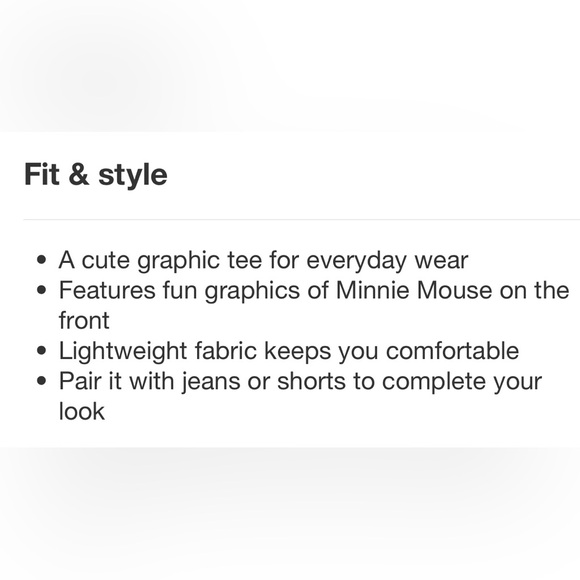 Minnie Mouse Retro Tee Shirt - Picture 4 of 6